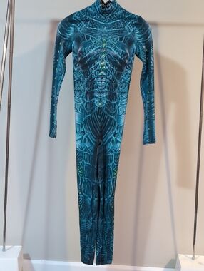 Candy Catz Rave Alien Patterned Full-Body Jumpsuit